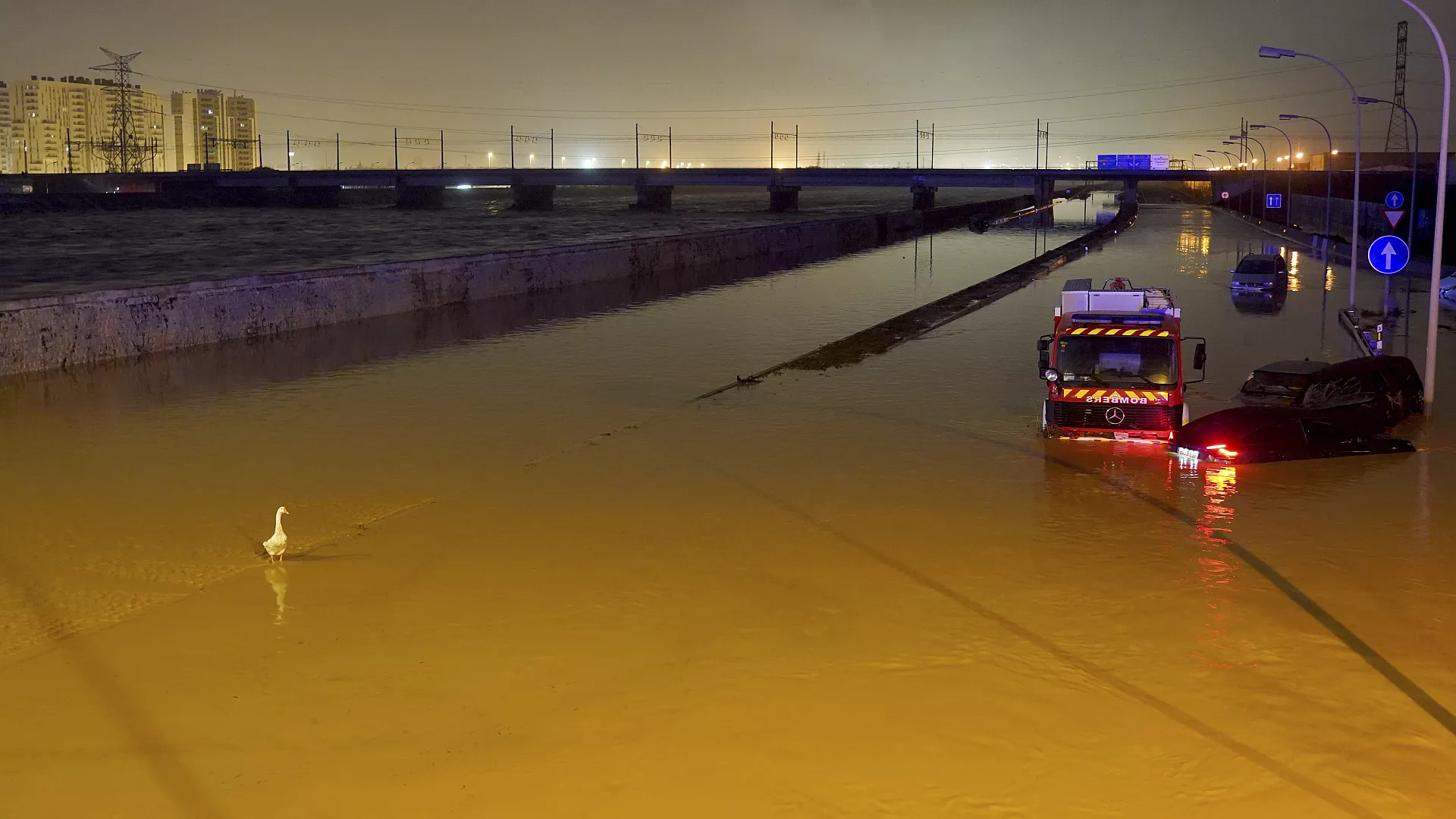 Cuando el agua detuvo el vuelo